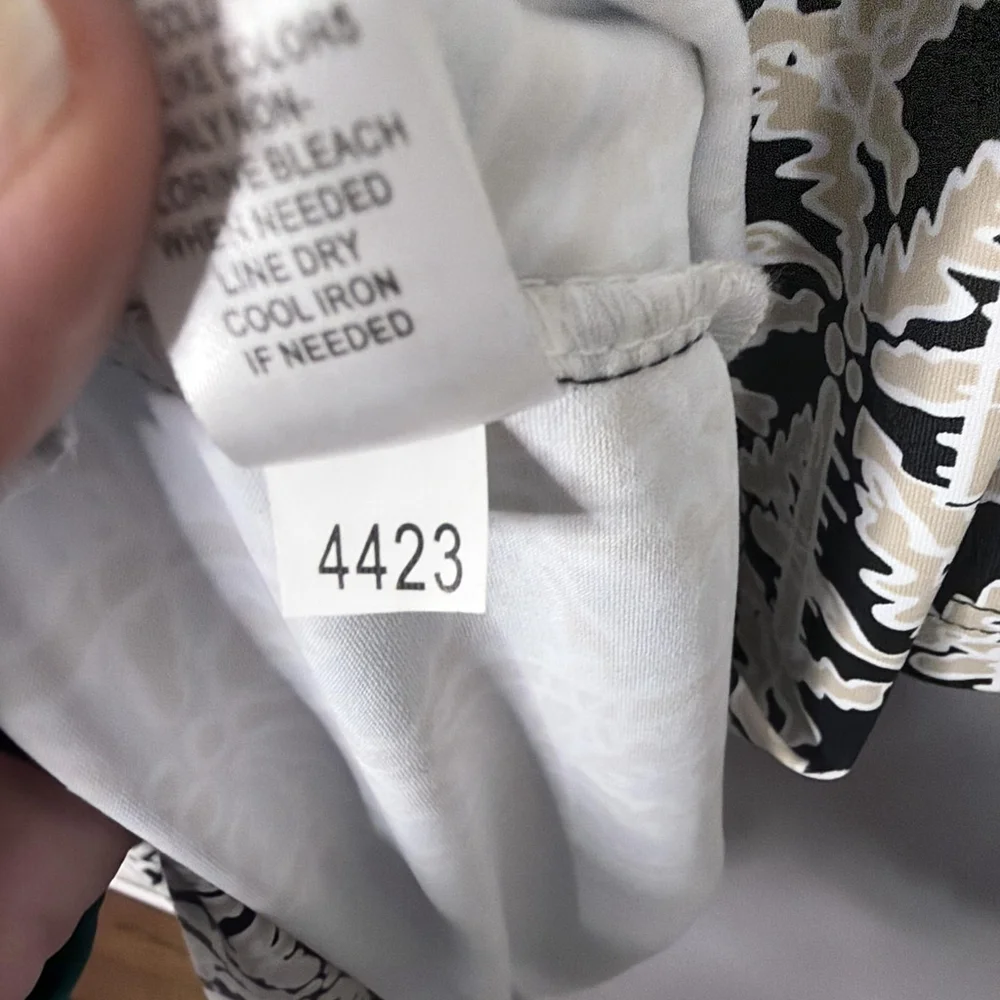 Lulu B Dress‎ Womens XL Black Starfish Print Stretch Resort Cruise Beach - Picture 10 of 10